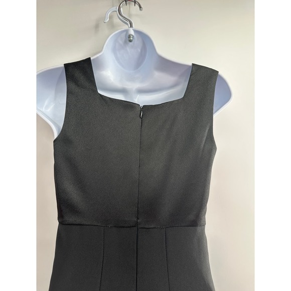 Vintage Style Accents Black Maxi Cocktail Dress Size 6 - Picture 6 of 10